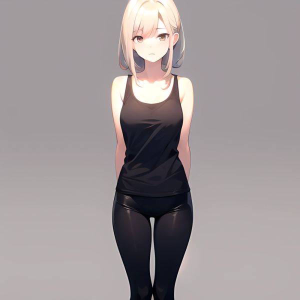 1girl Solo Tank Top Leggings Standing Fully Clothed Pov Simple Background, 2753683200 - AIHentai - aihentai.co on pornintellect.com