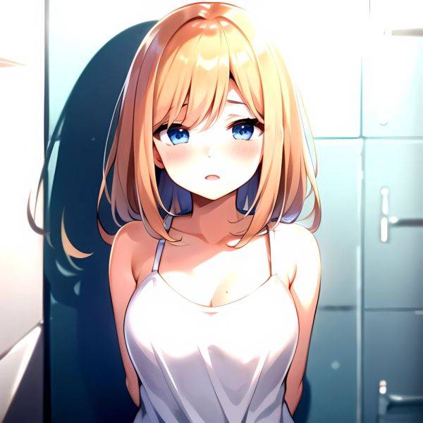 1girl Blonde Hair Blue Eyes Blush Breasts Go Toubun No Hanayome Miku Day Nakano Miku Arms Behind Back, 2439153702 - AIHentai - aihentai.co on pornintellect.com