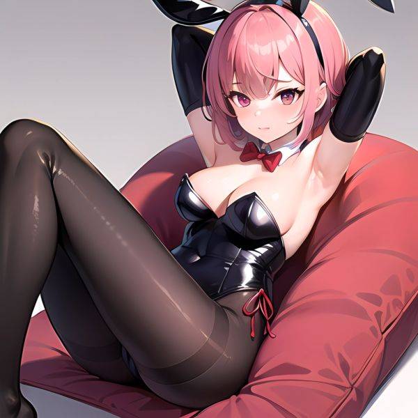 1girl Solo Animal Ears Armpits Black Hair Black Pantyhose Blue Archive Bow Bowtie Cat Ears Colored Inner Hair Coma Light825, 1323759555 - AIHentai - aihentai.co on pornintellect.com