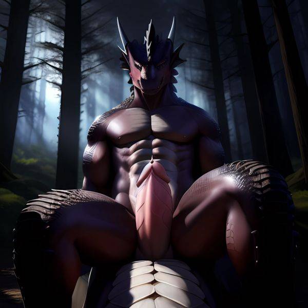 Anthro Dragon Male Solo Abs Cum Dripping Muscular Dragon Penis Genital Slit Furry Sitting Realistic Scales Detailed Scales Textu, 1465920668 - AIHentai - aihentai.co on pornintellect.com