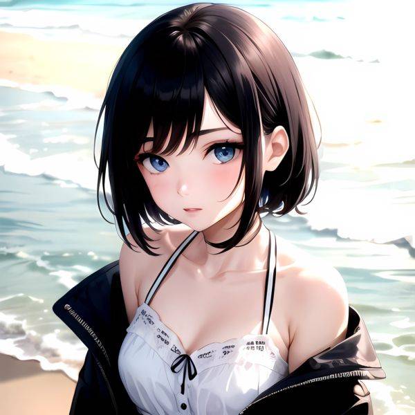 1girl Solo Beach Blue Eyes, 2429689538 - AIHentai - aihentai.co on pornintellect.com