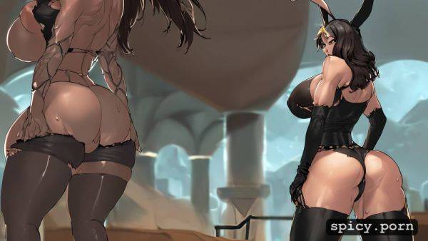 Ray tracing, single woman, cel shading, thick thighs, 8k, detailed eyes - spicy.porn on pornintellect.com