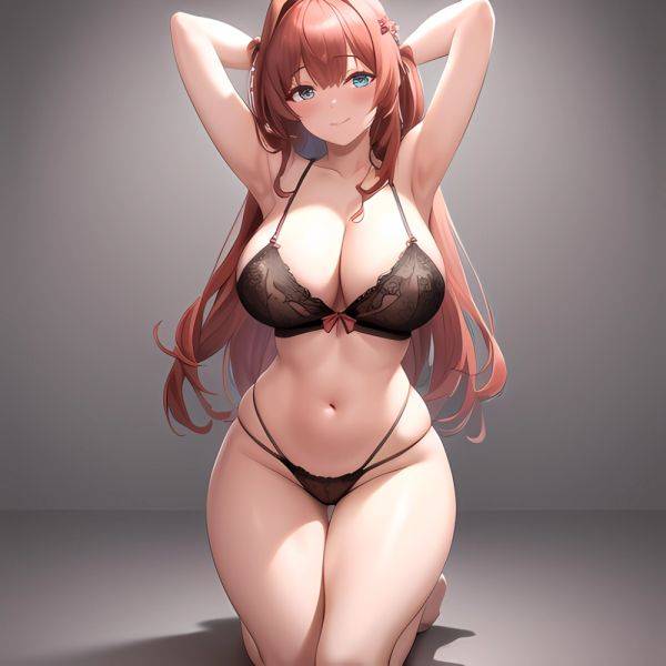 Happy Face Sexy Naughty Lingerie Big Ass Thick Thighs Absurdres Blush 1 1 Highres Detail Masterpiece Best Quality Hyper Detailed, 1883401625 - AIHentai - aihentai.co on pornintellect.com
