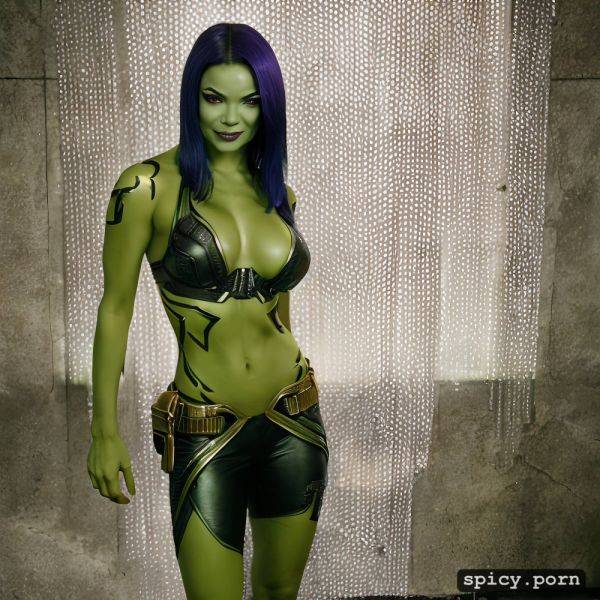 Highly detailed glossy eyes, gamora, sci fi setting, cinematic lighting - spicy.porn on pornintellect.com
