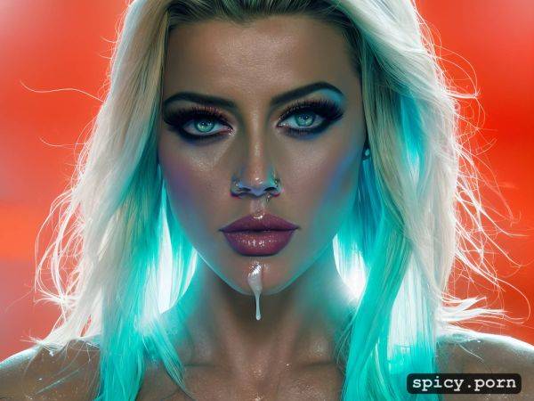 Amber heard has c cup boobs, neon lights, long hair, high makeup - spicy.porn on pornintellect.com