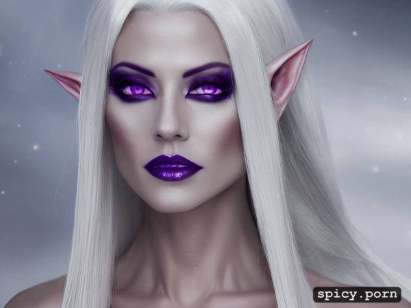 White eyebrows, 23 yo, long straight white hair, perfect slim albino female elf - spicy.porn on pornintellect.com