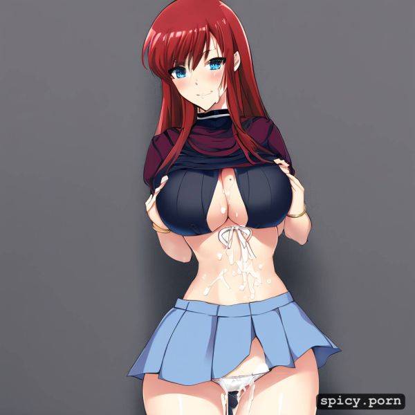 Tall, small boobs, skinny, exposed white panties, ripped black opaque tights - spicy.porn on pornintellect.com