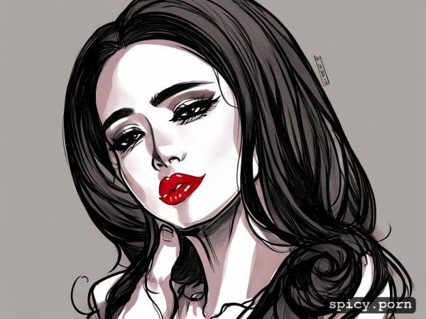 Thai girl, intricate line drawings, portrait, pen and ink, trending on artstation - spicy.porn - Thailand on pornintellect.com