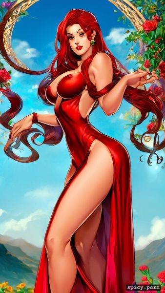 Jessica rabbit, intricate, 1woman, digital art, key visual, highly detailed - spicy.porn on pornintellect.com