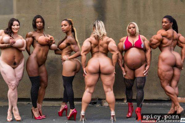 Fat belly, pussy spread, ultra realistic, group of woman hug - spicy.porn on pornintellect.com