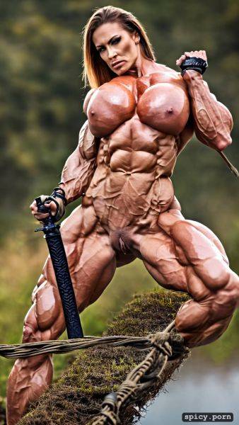 Full body view, scar, war, realistic, masterpiece, strength effort - spicy.porn on pornintellect.com