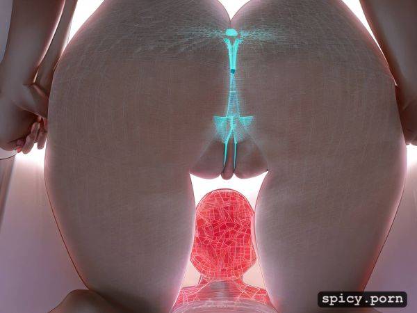 Cgi hentai, seated, riding cowgirl ass fucking, visible inside body anal - spicy.porn on pornintellect.com