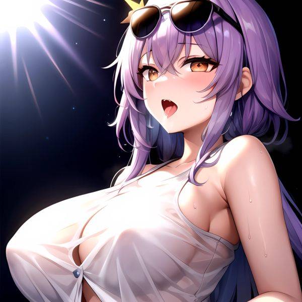 1girl Absurdres Breasts Collarbone Cum Ejaculation Eyewear On Head Hetero Highres Honkai Star Rail Honkai Series Hu Dako Kafka H, 709884722 - AIHentai - aihentai.co on pornintellect.com