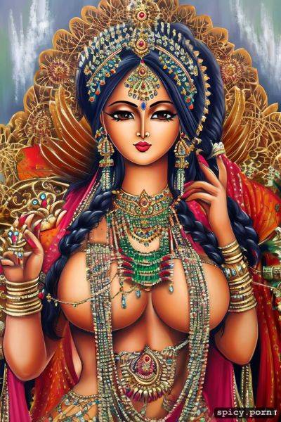 Busty, hindu, durga, clean pussy, big boobs - spicy.porn on pornintellect.com