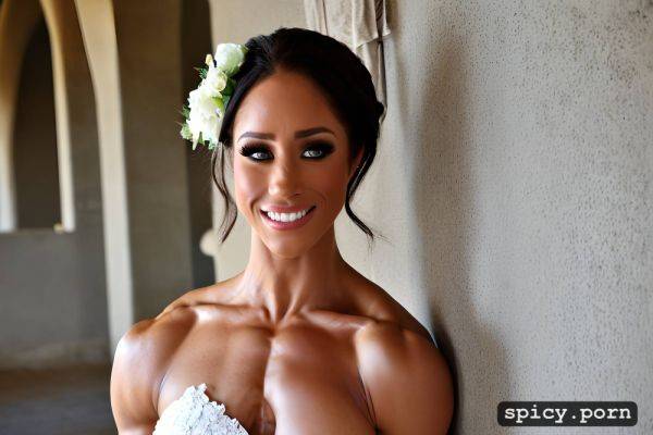 Sweaty bosom, high detail, long bride dress, fit, braided hair - spicy.porn on pornintellect.com