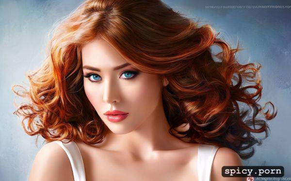 Elegant, big boobs, curly hair, white pussy - spicy.porn on pornintellect.com