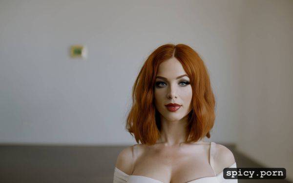 Portrait, bobcut hair, solid colors, library, garter belt, exotic lady - spicy.porn on pornintellect.com