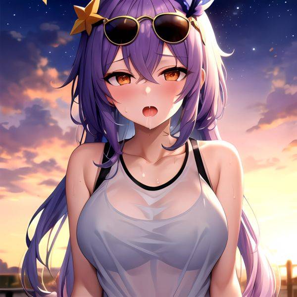 1girl Absurdres Breasts Collarbone Cum Ejaculation Eyewear On Head Hetero Highres Honkai Star Rail Honkai Series Hu Dako Kafka H, 1391363579 - AIHentai - aihentai.co on pornintellect.com