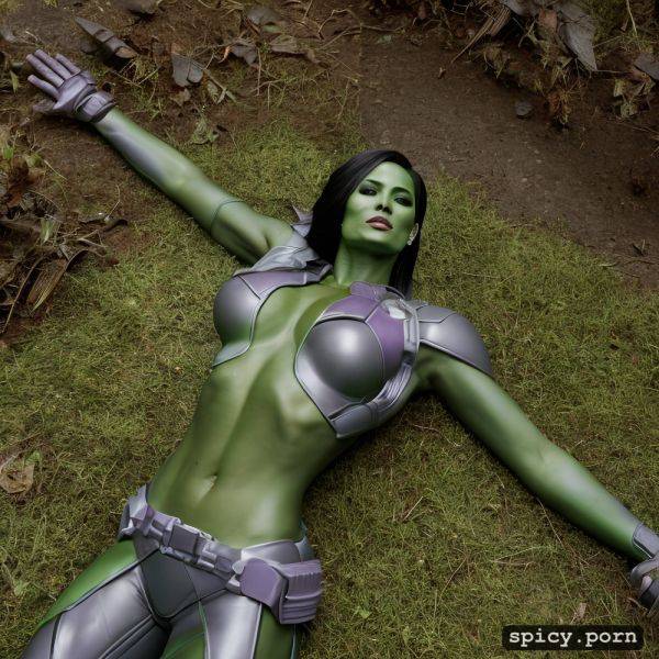 Highly detailed glossy eyes, gamora, sci fi setting, cinematic lighting - spicy.porn on pornintellect.com