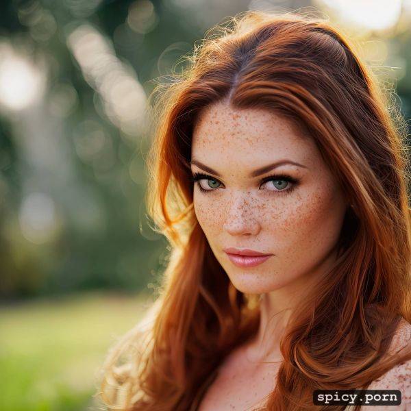 Natural red hair, highres, 8k, looks like julia stiles, dramatic - spicy.porn on pornintellect.com