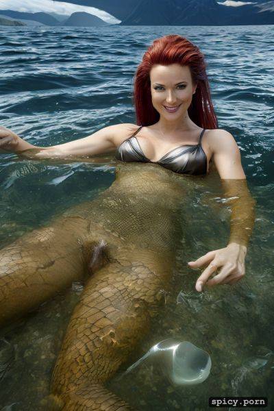 Strongly undernourished thick body, fish entering pussy, underwater fantastic sea scenario perfect face - spicy.porn on pornintellect.com