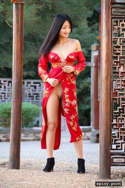Shaved pussy, petite body, chinese ethnicity, high quality, cobblestone ground8k - spicy.porn - China on pornintellect.com