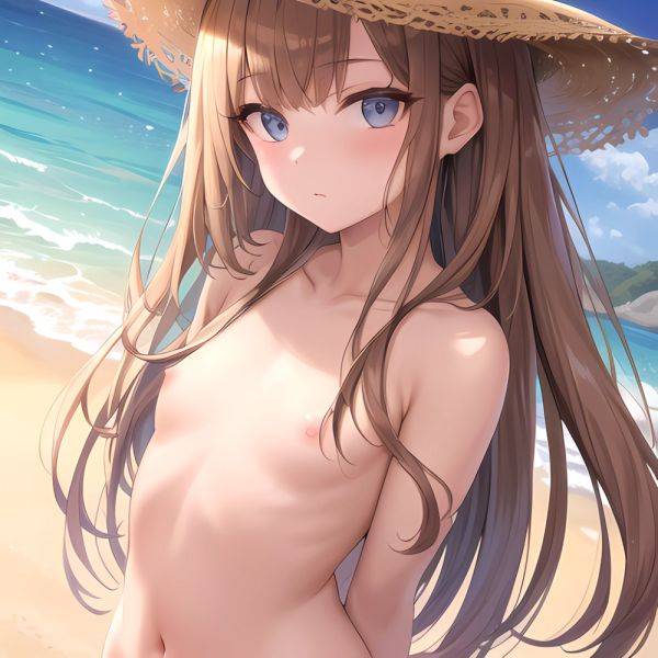 Beach Mature Women Naked Hat Small Boobs 1 0 Flat Chest 1 0 Standing Wide Angle 1 4 Absurdres Blush, 381823435 - AIHentai - aihentai.co on pornintellect.com