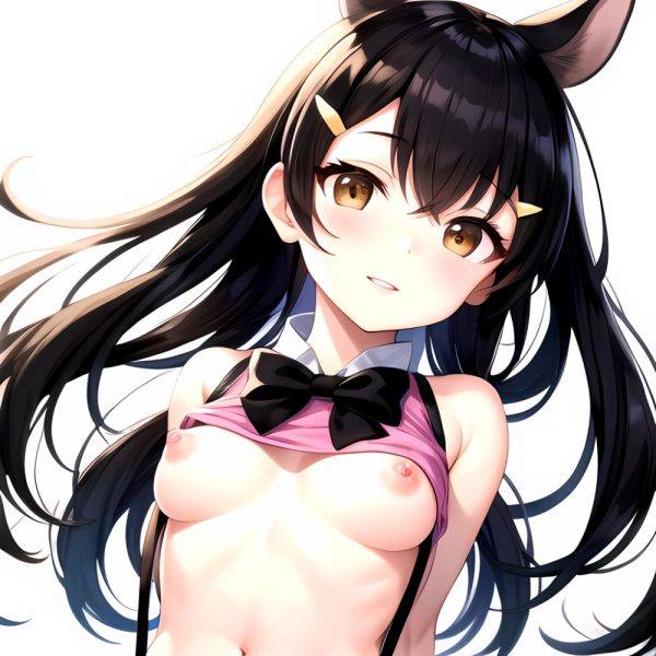 1girl Aardvark Kemono Friends Animal Ears Bare Shoulders Black Bow Black Bowtie Black Hair Bow Bowtie Breasts Brown Eyes Cropped, 1260591780 - AIHentai - aihentai.co on pornintellect.com