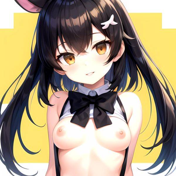 1girl Aardvark Kemono Friends Animal Ears Bare Shoulders Black Bow Black Bowtie Black Hair Bow Bowtie Breasts Brown Eyes Cropped, 3084368631 - AIHentai - aihentai.co on pornintellect.com