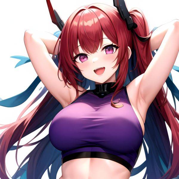 1girl D Absurdres Armpits Arms Behind Head Azur Lane Blush Breasts Bremerton Azur Lane Crop Top Highres Large Breasts Looking, 2172932787 - AIHentai - aihentai.co on pornintellect.com
