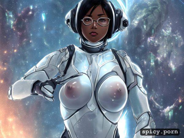 Average body, hard nipples, glasses, transparent spacesuit, gorgeous face - spicy.porn on pornintellect.com