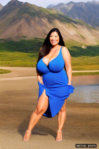 46 yo, standing at a mountain lake beach, thick, anatomically correct - spicy.porn on pornintellect.com