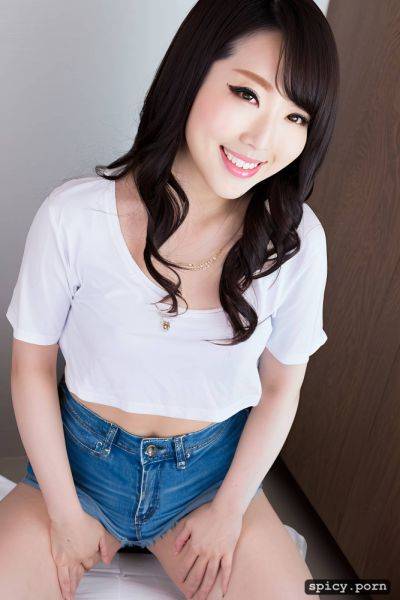 Beautiful long leg, 25 yo, white crop top, japanese woman, gorgeous beautiful face - spicy.porn - Japan on pornintellect.com