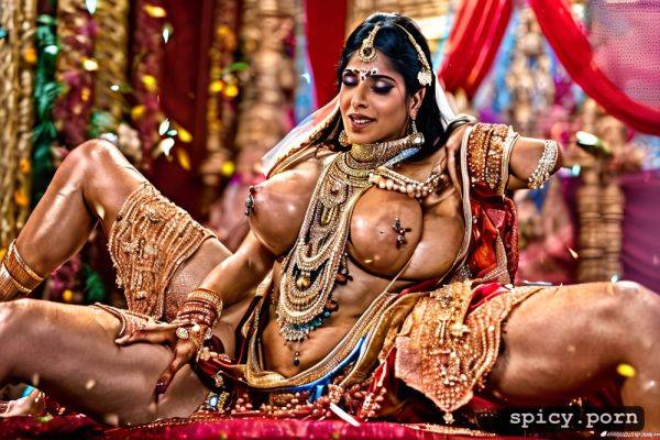 Pierced clitoris, hindu temple, legs spread open, full body view - spicy.porn on pornintellect.com