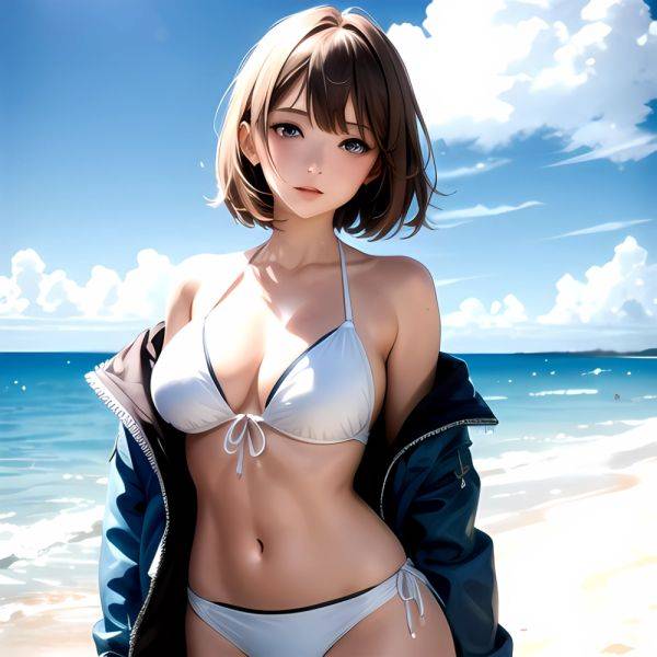 1girl Solo Beach Blue Eyes, 2893639990 - AIHentai - aihentai.co on pornintellect.com