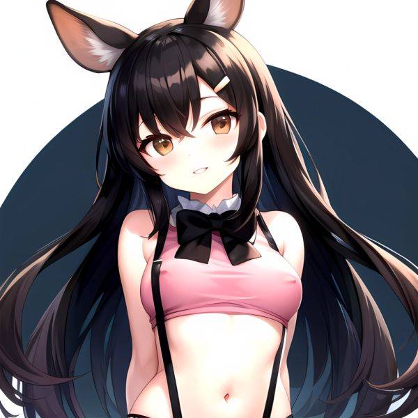 1girl Aardvark Kemono Friends Animal Ears Bare Shoulders Black Bow Black Bowtie Black Hair Bow Bowtie Breasts Brown Eyes Cropped, 1210354399 - AIHentai - aihentai.co on pornintellect.com