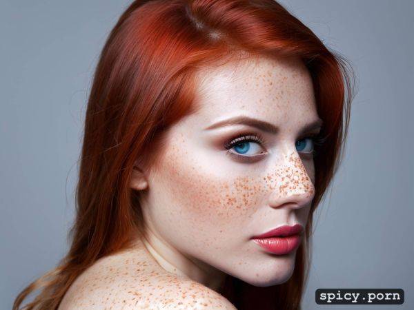 18 years old, beautiful face, white woman, freckles, red hair - spicy.porn on pornintellect.com