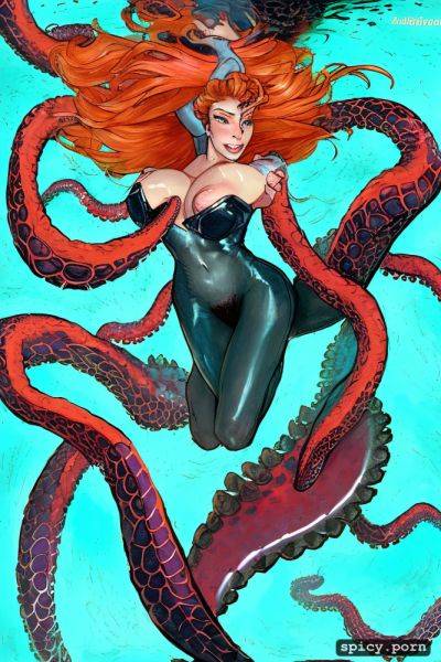 Comprehensive cinematic, tentacles of a big octopus reach out for her open pussy - spicy.porn on pornintellect.com