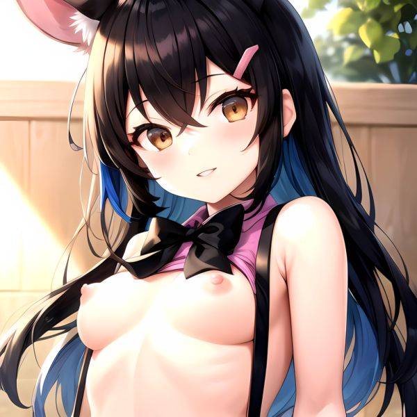 1girl Aardvark Kemono Friends Animal Ears Bare Shoulders Black Bow Black Bowtie Black Hair Bow Bowtie Breasts Brown Eyes Cropped, 3606179831 - AIHentai - aihentai.co on pornintellect.com