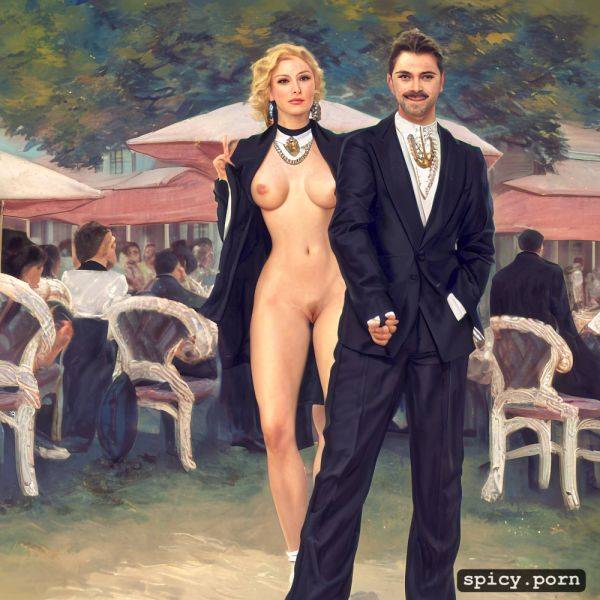 Portrait, detailed breasts, masterpiece collection, impressionist style - spicy.porn on pornintellect.com