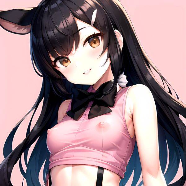1girl Aardvark Kemono Friends Animal Ears Bare Shoulders Black Bow Black Bowtie Black Hair Bow Bowtie Breasts Brown Eyes Cropped, 1996657810 - AIHentai - aihentai.co on pornintellect.com