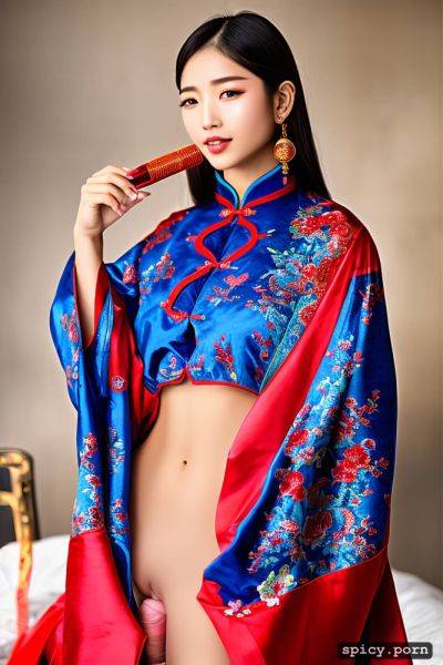 Teen, traditional chinese clothes, chinese ethnicity, showing penis - spicy.porn - China on pornintellect.com