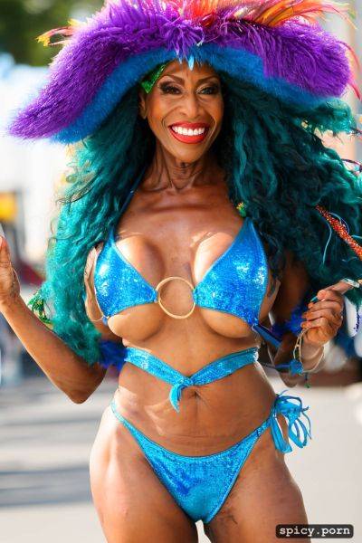 Huge natural boobs, 65 yo beautiful performing mardi gras street dancer - spicy.porn on pornintellect.com