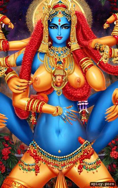 Gigantic boobs, 8k, female indian godess kali with six arms - spicy.porn - India on pornintellect.com