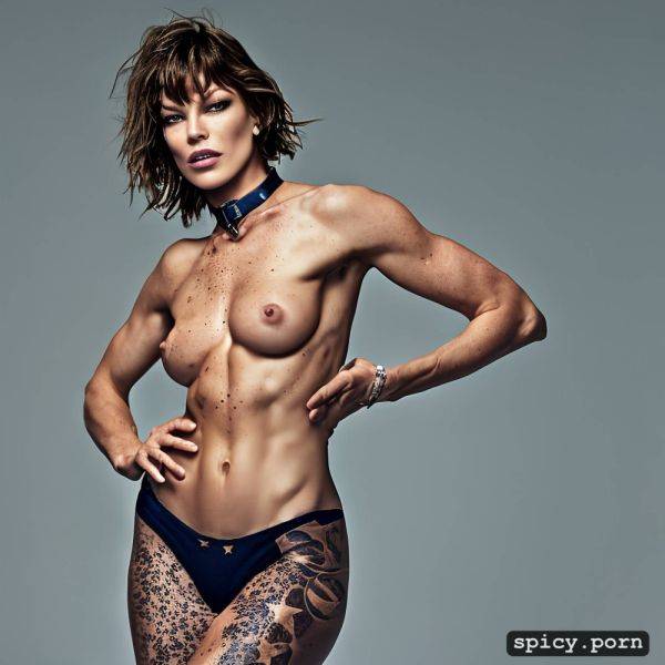 Very super skinny body, fully nude, milla jovovich, muscular - spicy.porn on pornintellect.com