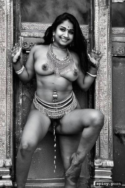 Stiff long nipples, 40yo, hindu temple, full front view, nipple ring - spicy.porn on pornintellect.com