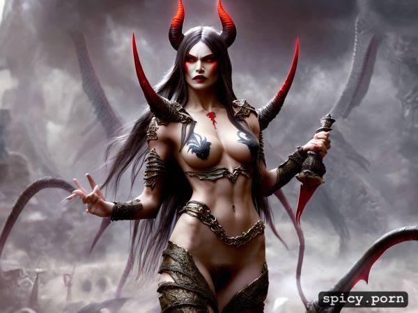 Female demon, fantasy, gameplay, naked, diablo, hell, lilith - spicy.porn on pornintellect.com