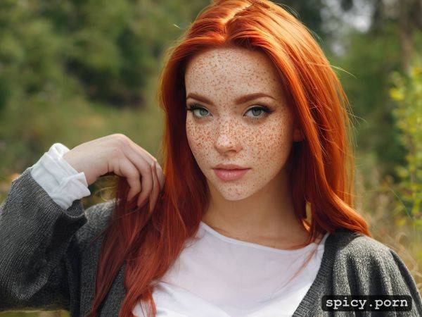 Forest, freckles, 18 years old red hair teen swallow cum, lake - spicy.porn on pornintellect.com