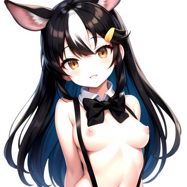 1girl Aardvark Kemono Friends Animal Ears Bare Shoulders Black Bow Black Bowtie Black Hair Bow Bowtie Breasts Brown Eyes Cropped, 2448276902 - AIHentai - aihentai.co on pornintellect.com