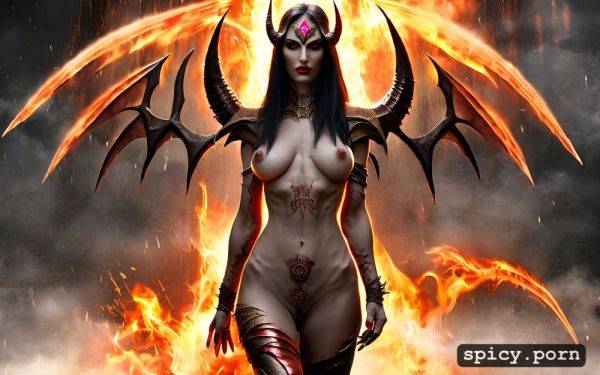 Female demon, fantasy, gameplay, naked, diablo, hell, lilith - spicy.porn on pornintellect.com